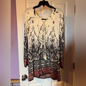 Blu Pepper Tunic Blouse